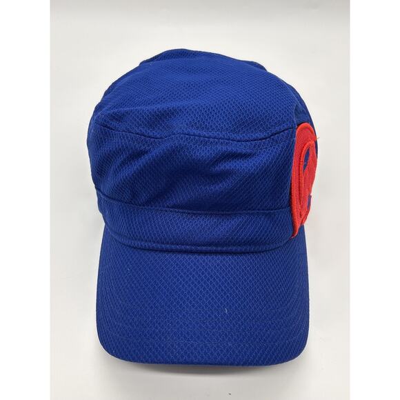 Chicago Cubs Hat Cap Strap Back Womens MLB Baseball Mesh New Era Official Team‎ - Picture 2 of 13